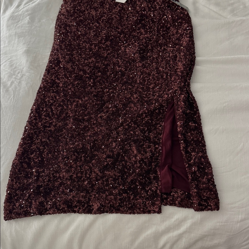 Express Sequin Pencil Skirt - Picture 5 of 5